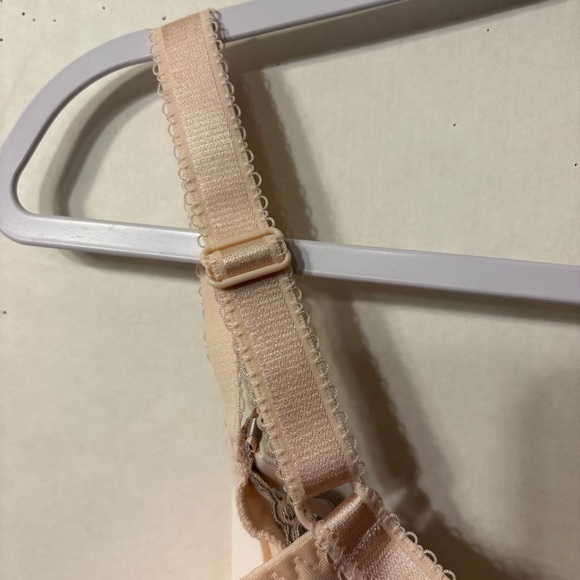 Fit Fully Yours Womens Nicole see -Thru Lace Bra Cloud Pink Size 36G - Picture 12 of 16